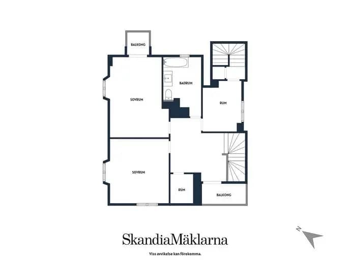 Floor plan for Regementsgatan 22