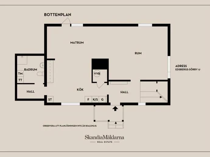 Floor plan for Edsbergs-Sörby 17