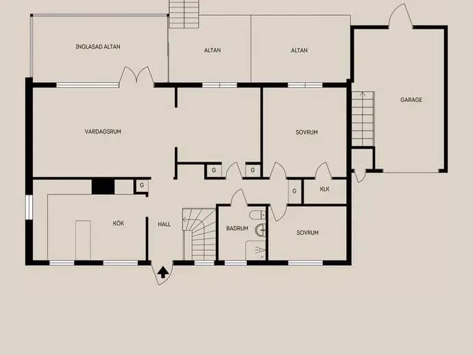 Planritning för Askvägen 26
