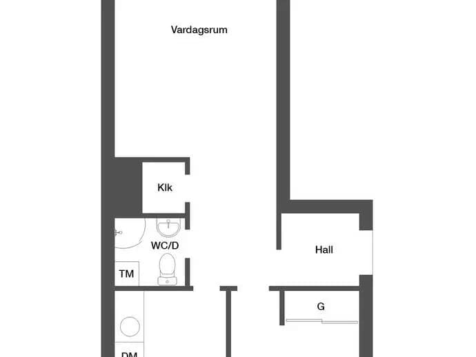 Floor plan for Intagsgatan 18A