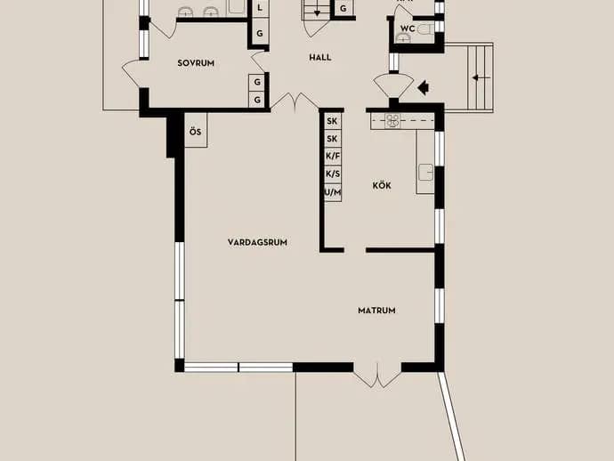 Floor plan for Murarstigen 19