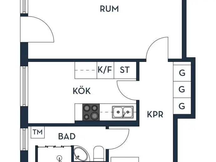 Planritning för Hallonvägen 26