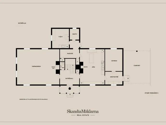 Floor plan for Stigby Persgård 2