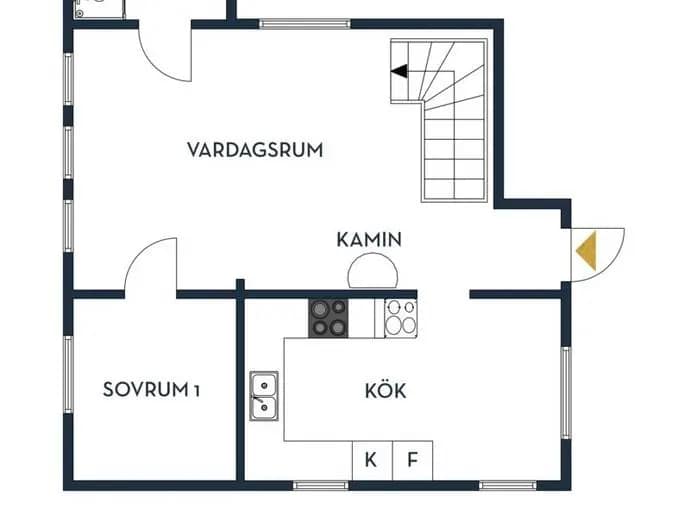 Planritning för Aspviksvägen 10