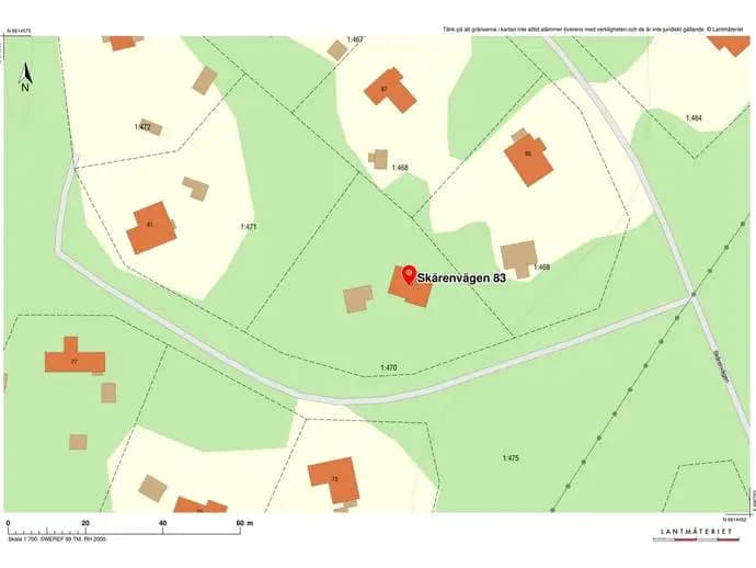 Floor plan for Skärenvägen 83
