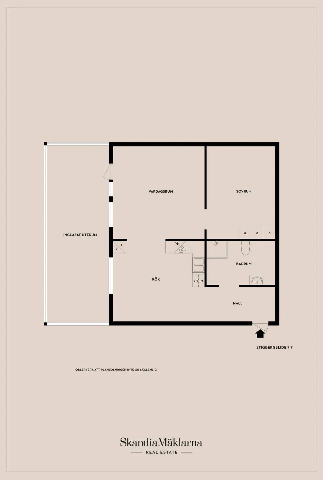 Floor plan for Stigbergsliden 7