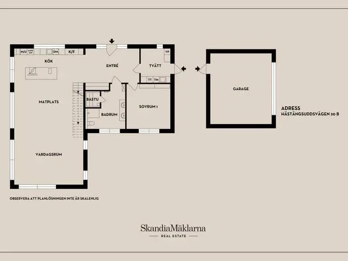 Floor plan for Hästängsuddsvägen 20B
