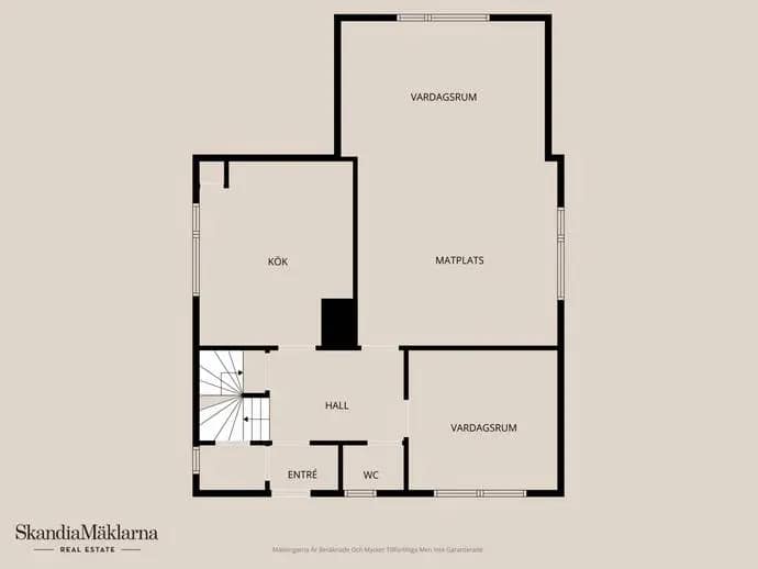 Floor plan for Rödaledsvägen 54