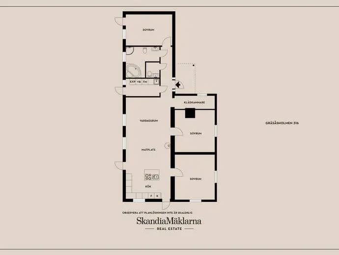Planritning för Gräsåsholmen 316