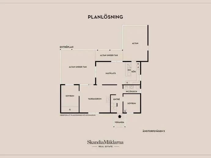 Planritning för Ängtorpsvägen 5