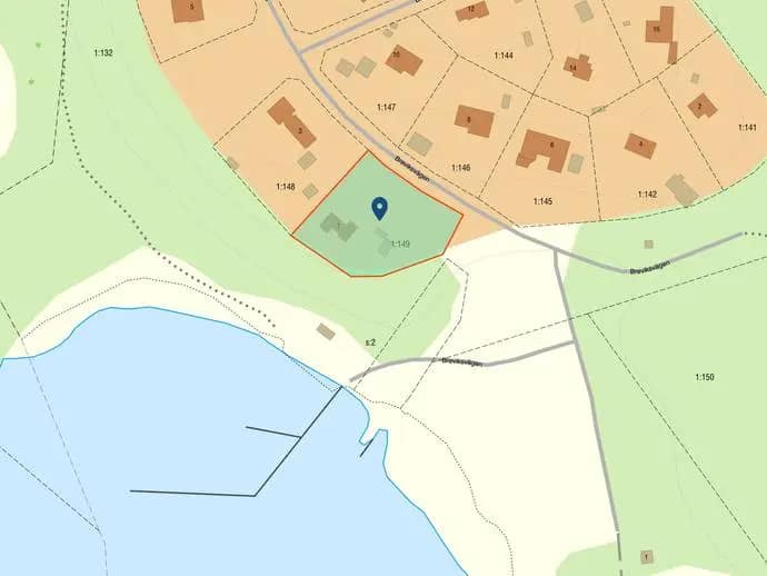 Floor plan for Breviksvägen 1