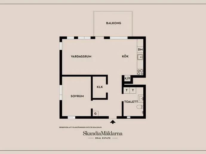Planritning för Engelbrektsvägen 41A