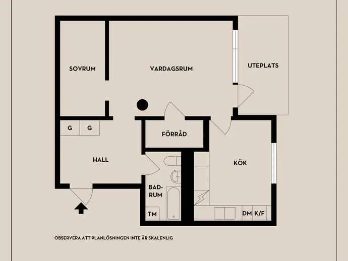 Floor plan for Sågstuvägen 36