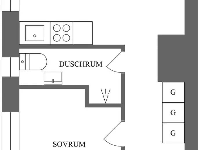 Floor plan for S:t Persgatan 148F
