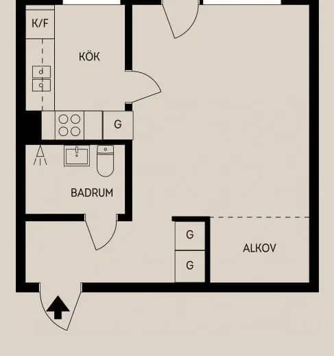 Floor plan for Heidenstamsgatan 33