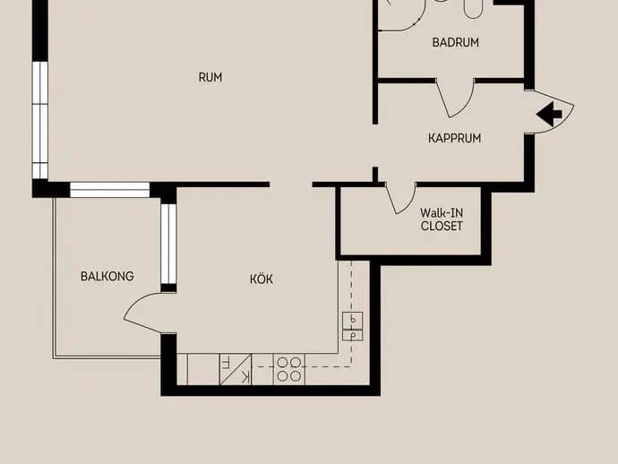 Planritning för Styrmansgatan 8