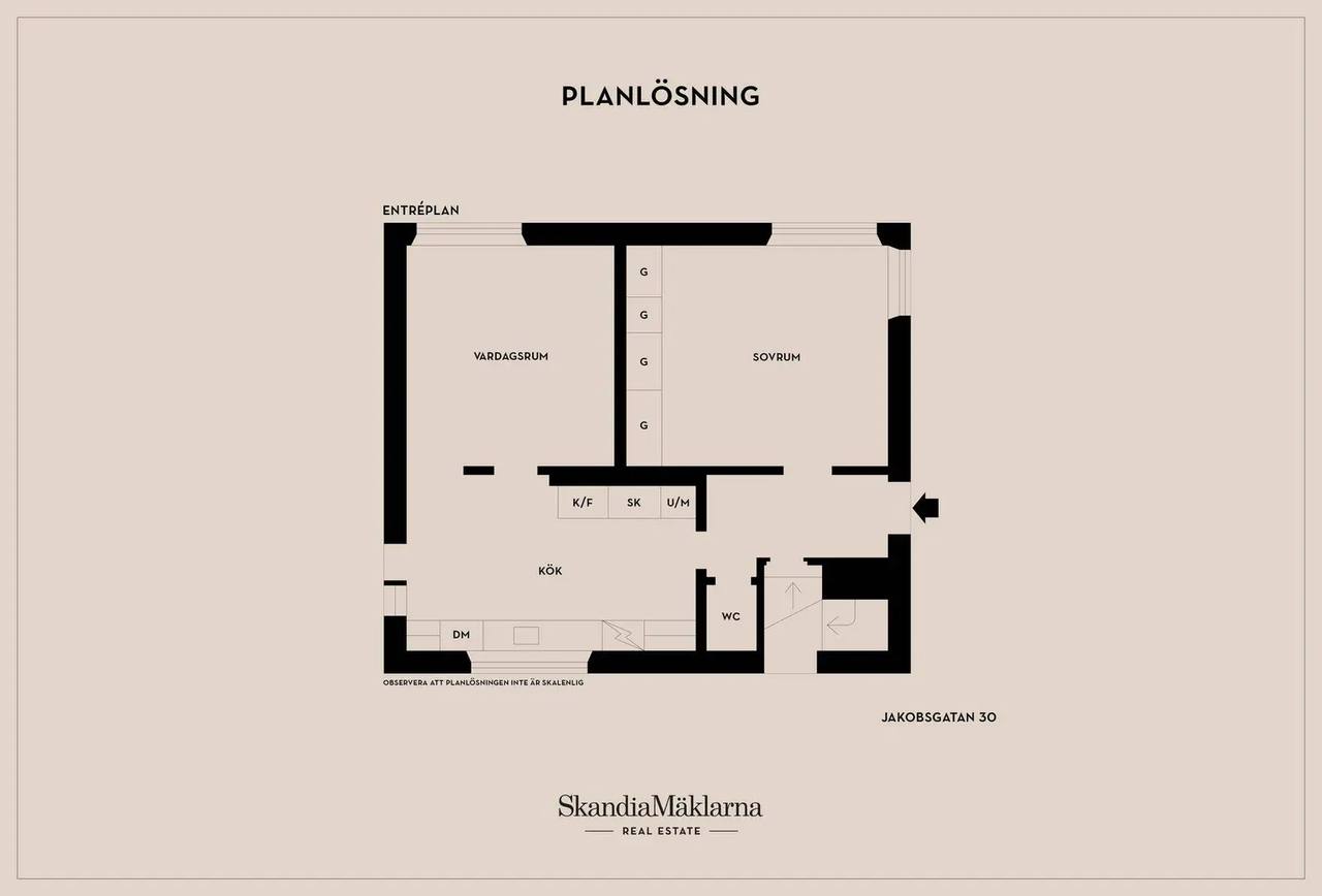 Planritning för Jakobsgatan 30
