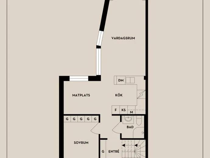 Floor plan for Oxelvägen 23X