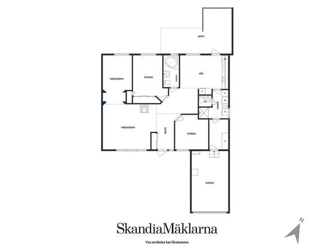 Planritning för Tallåsvägen 36