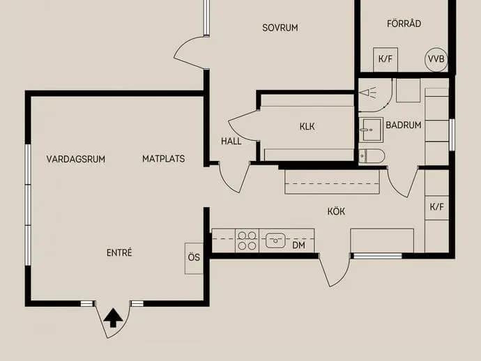 Floor plan for Balsbo 225