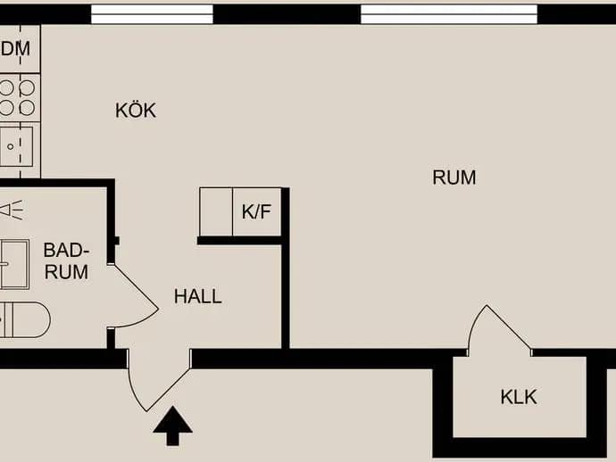 Planritning för Trozelligatan 40
