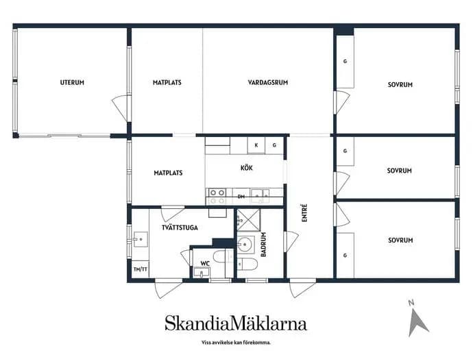 Planritning för Gräsgatan 15