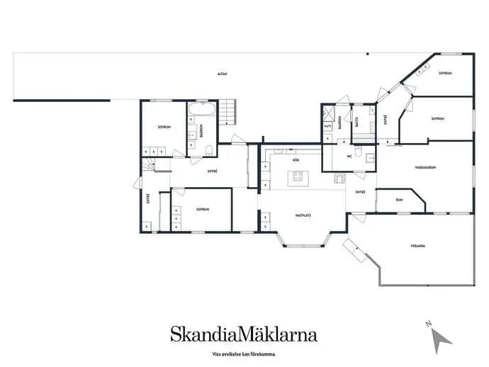 Floor plan for Märinge 13