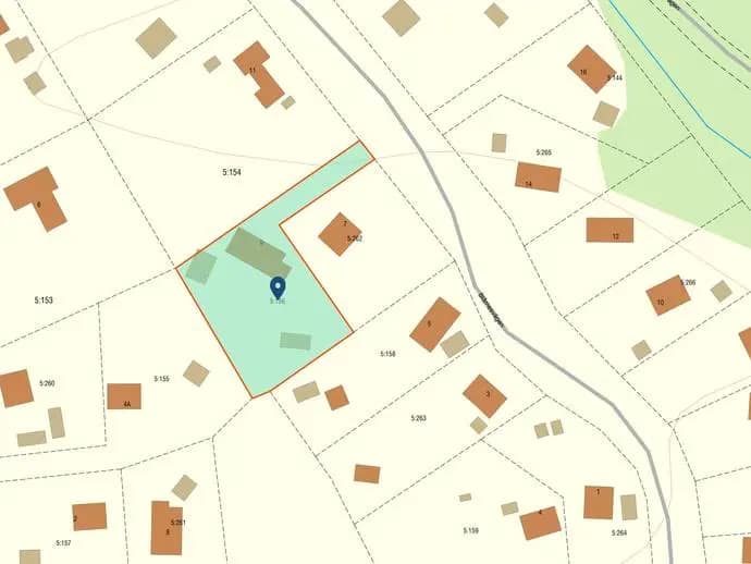 Planritning för Blåmesvägen 9