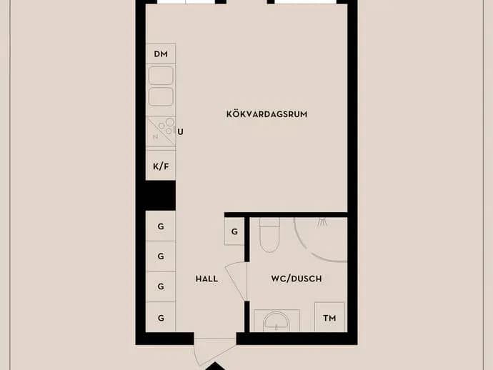 Floor plan for Grindtorps skolgränd 42