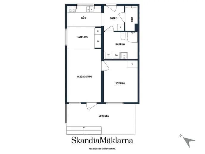 Floor plan for Revirvägen 3D