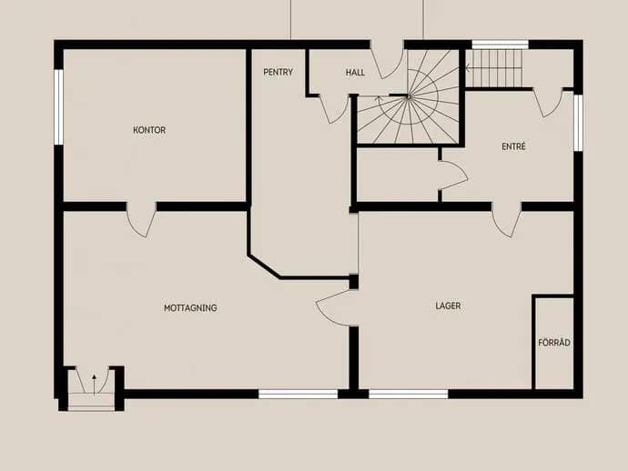 Floor plan for Faluvägen 13