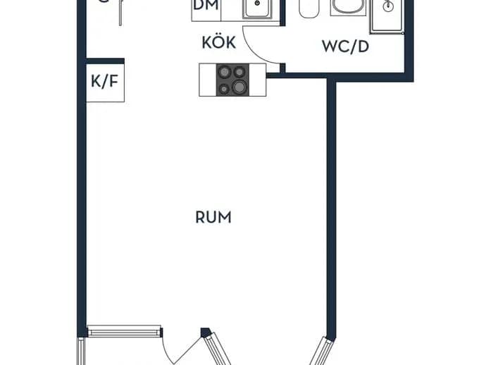 Planritning för Svartåliden 8
