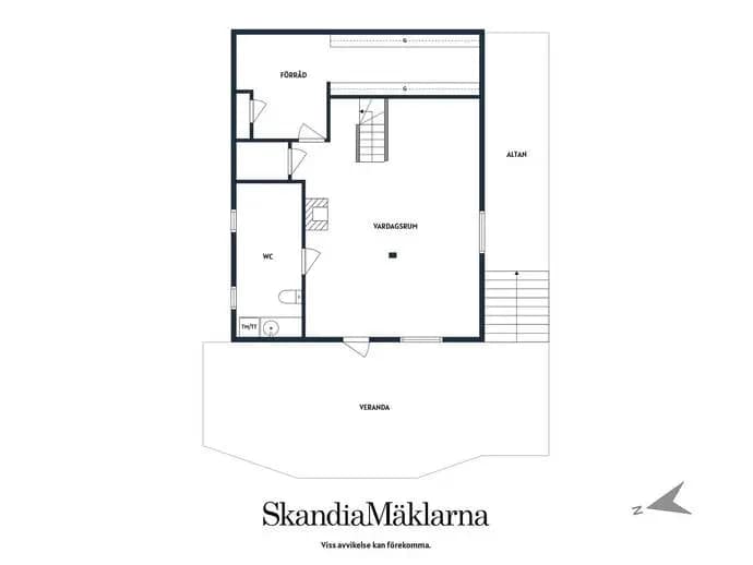 Planritning för Kölvägen 20