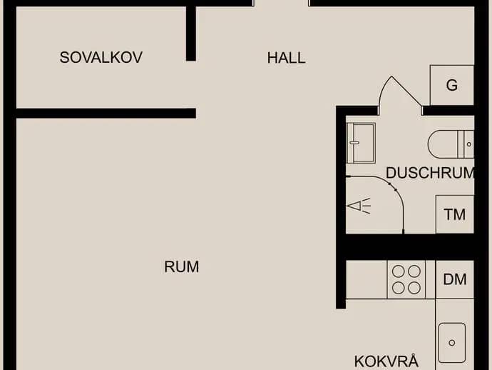 Planritning för Reenstiernagatan 72