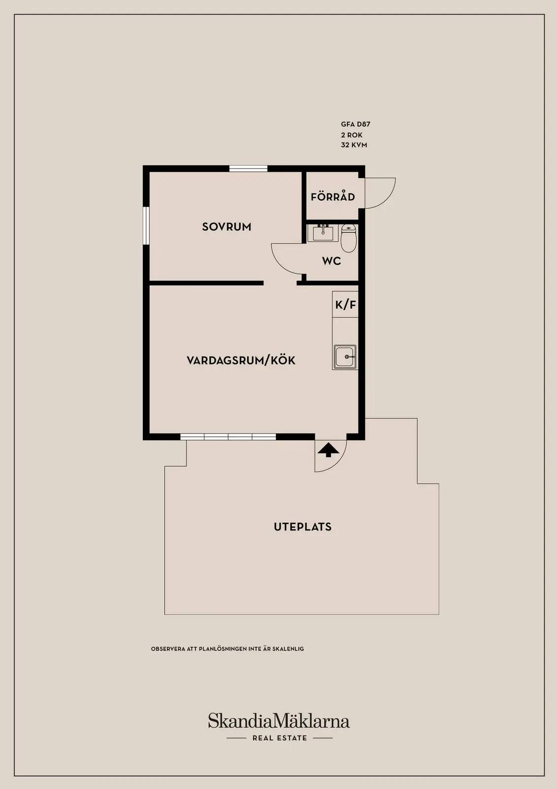 Floor plan for GFA D87