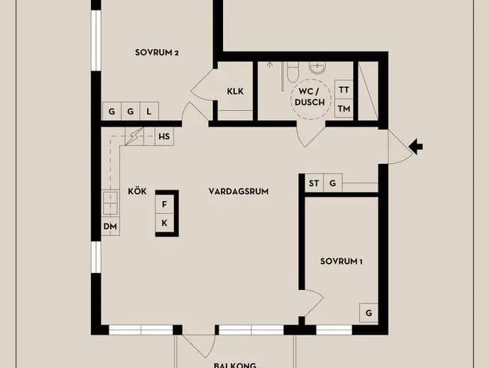 Floor plan for Åbroddgatan 5