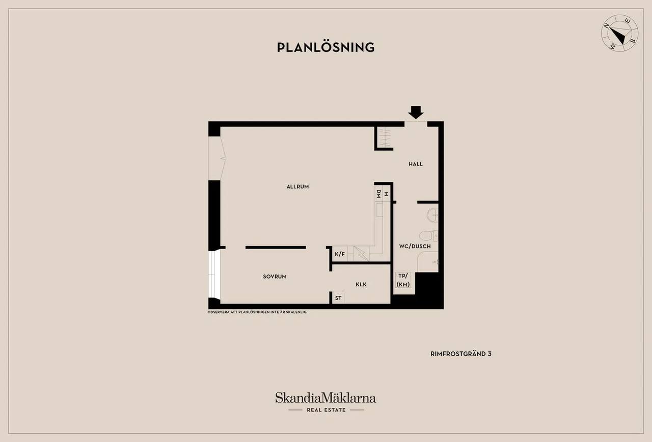 Planritning för Rimfrostgränd 3