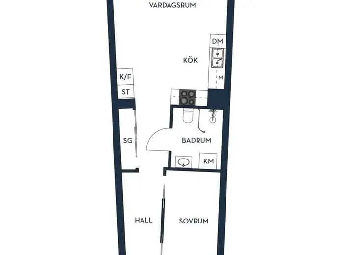 Planritning för Pressarvägen 27