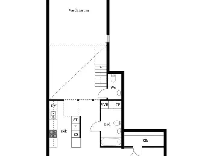 Floor plan for Högbyvägen 212