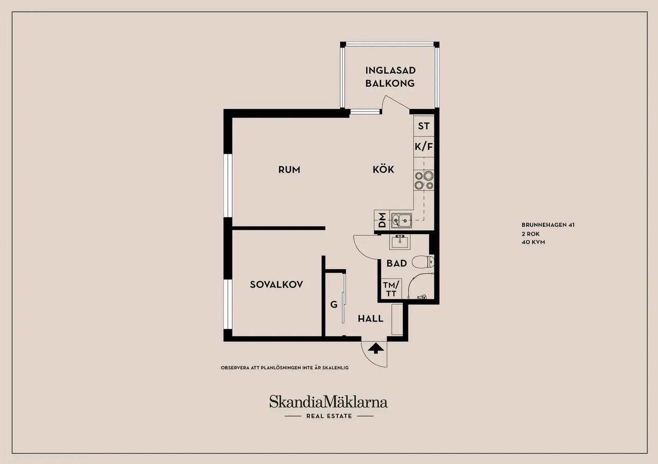 Floor plan for Brunnehagen 41