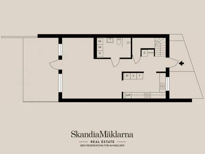 Floor plan for Bernadottestigen