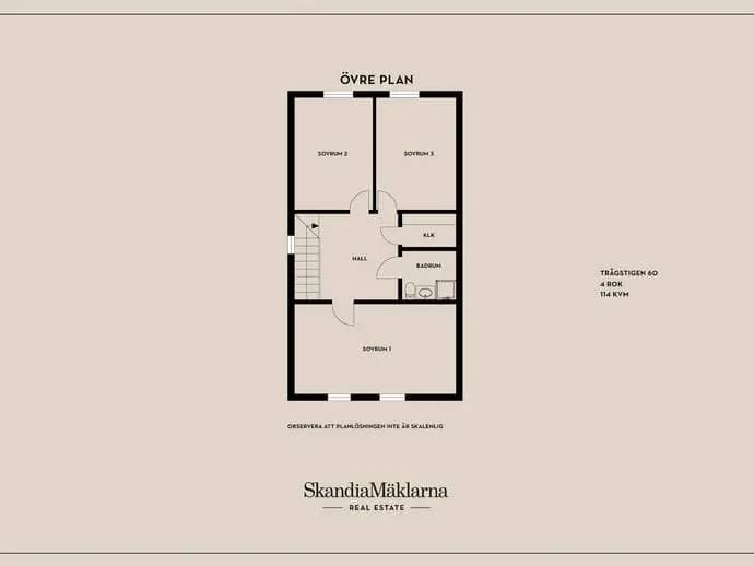 Floor plan for Trågstigen 60