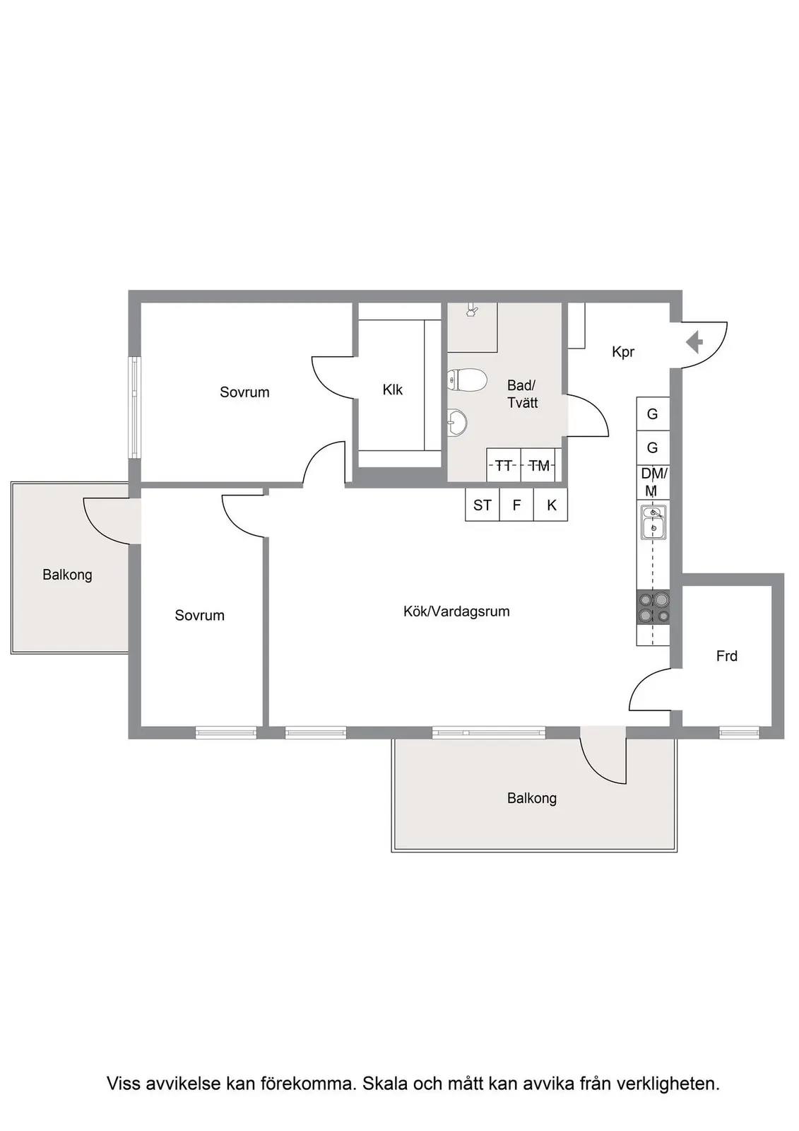Planritning för Drivbänksvägen 13B,(B-1101)