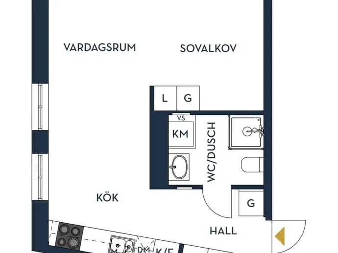Planritning för Flygfältsvägen 7