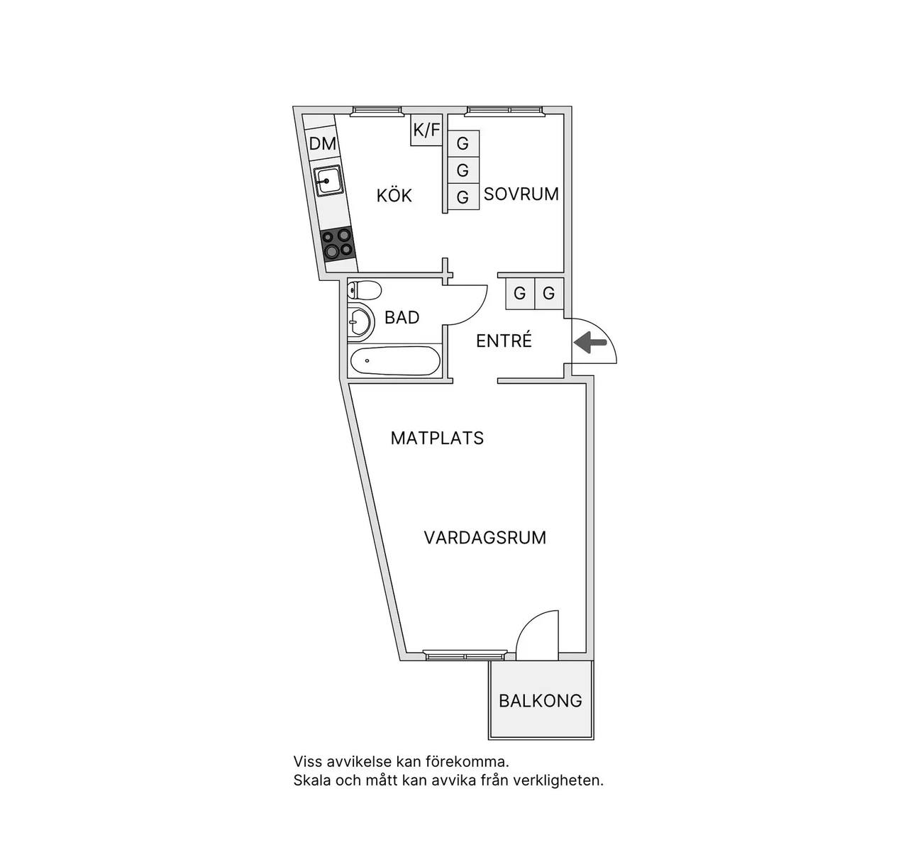 Planritning för Bjäregatan 3