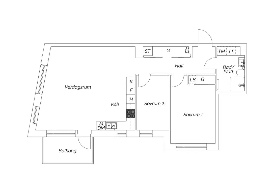 Floor plan for Bratteråsgatan 50