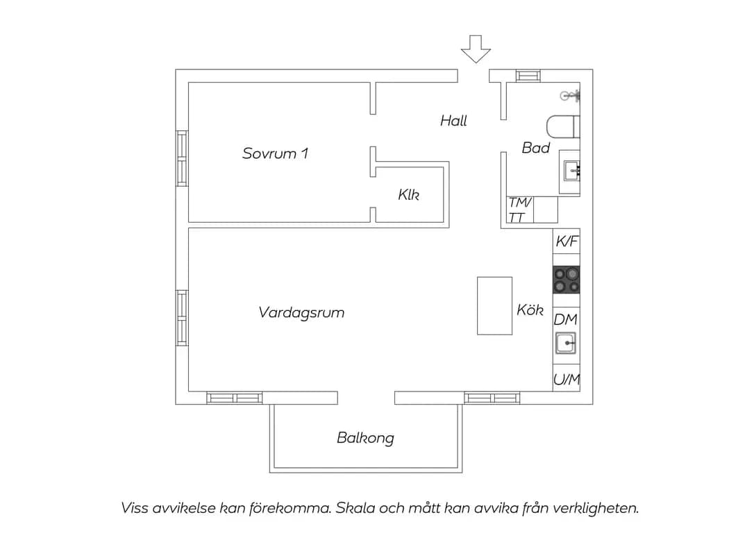 Floor plan for Boklidsvägen 43E