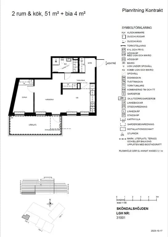 Floor plan for Thorsten Levenstams Väg 11