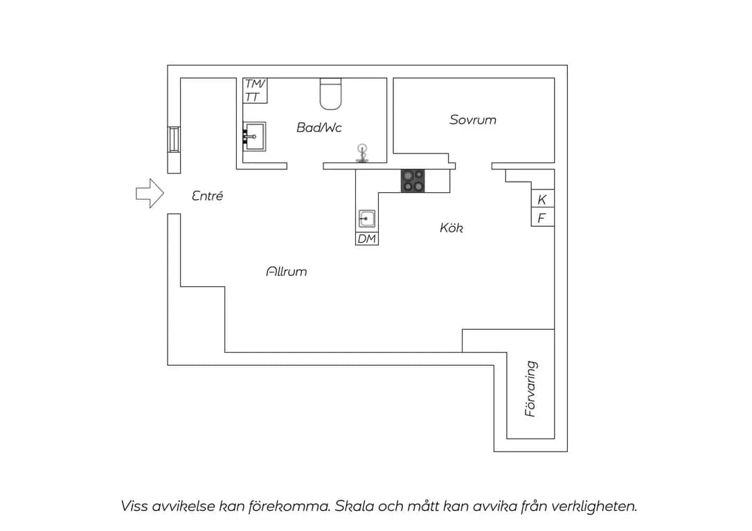 Planritning för Amerikagatan 51