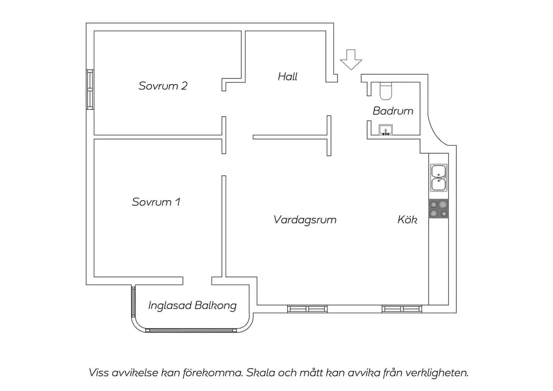 Planritning för Lovisinsgatan 7